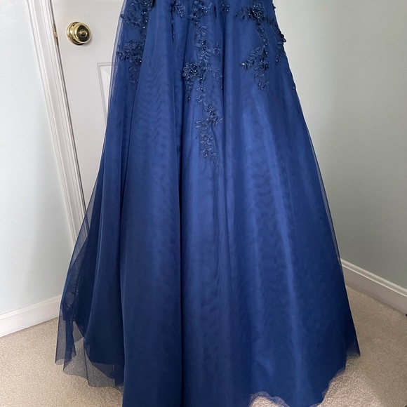 Xscape Chiffon Ballgown - Picture 8 of 12